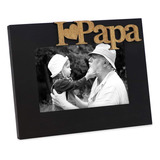 Marco De Fotos  Amo A Papa  En Madera, 4x6 He; Familiar
