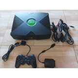 Console Xbox Clássico Com Adaptador E Hdmi