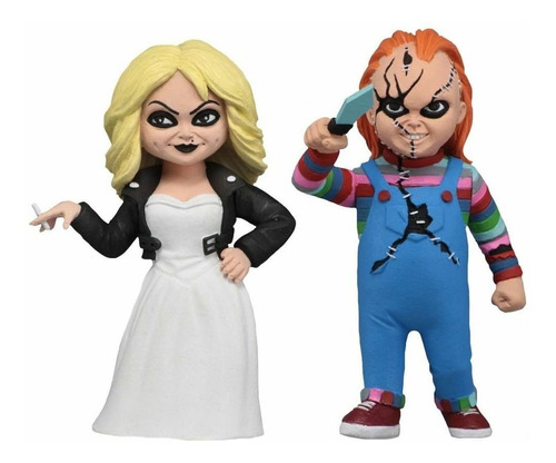 Chucky E Tiffany 2 Pack - Toony Terrors - Neca