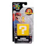 Set Mini Figura Koopa Paratroopa Y Bloque Super Mario Bros