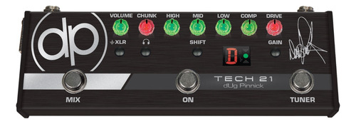 Tech 21 Dug Pinnick (dp-3x) Bass Distortion Pedal