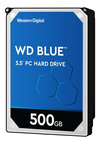 Disco Duro Interno Wd Blue 3.5 500gb Sata 6gb/s 7200rpm