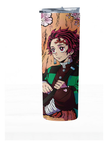 Vaso Termico Skinny Tanjiro Kamado, Demon Slayer