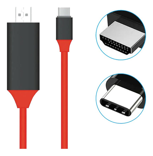 Adaptador De Cable Usb Type C A 4k Hdmi Hdtv 