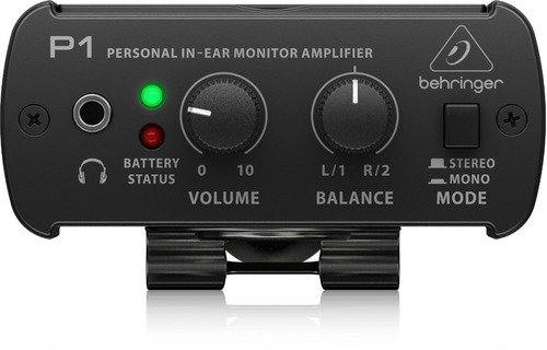 Amplificador De Auricular Behringer P1 In Ear Monitor