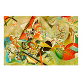 Vinilo 30x45cm Kandinsky In Grey En Gris Pintura Arte