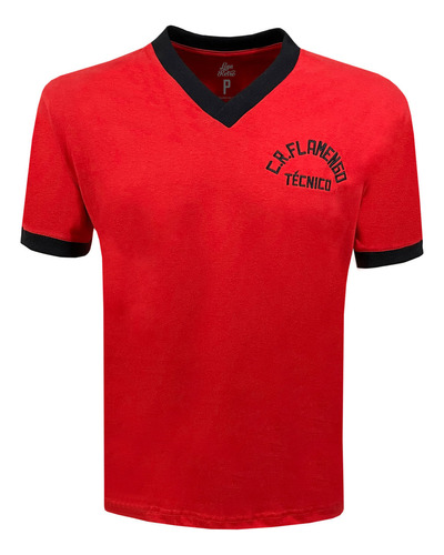 Camisa Flamengo Retrô Comissão Técnica 1970 Liga Retrô