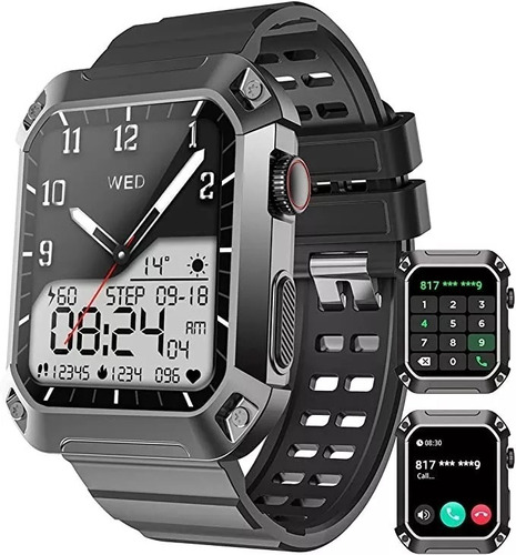 Reloj Inteligente Militar Para Hombre (responder/llamar)