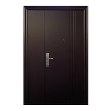 Puerta De Seguridad Xe 3l C/fijo Aper Der Acero 100% Ch Color Chocolate