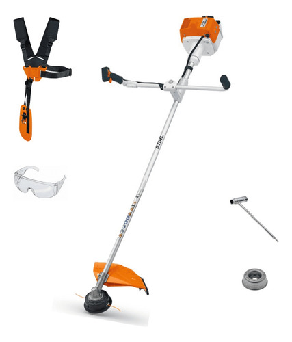 Roçadeira Stihl Fs 220 Profissional Gasolina Carretel Nylon