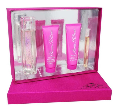 Set Heiress 4pzs 100 Ml Edp Spray + Body Lotion 90 Ml + Show