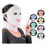 Máscara De Belleza Terapia Facial Con Luz Led De 7 Colores