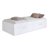 Cama Solteiro Com 4 Portas 90 Tokkio Branco - Art In Móveis