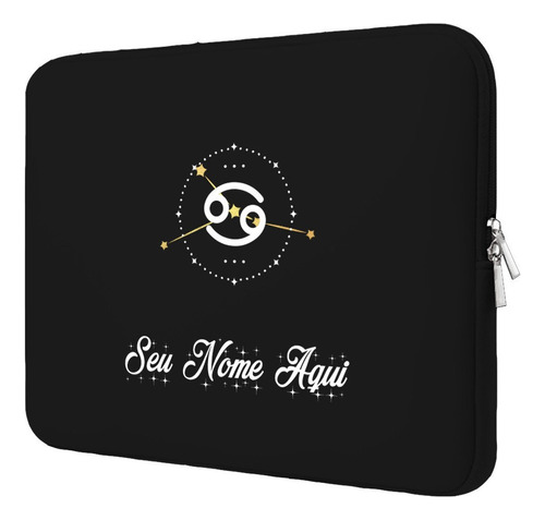 Case Capa Maleta Pasta Notebook Macbook Personalizada Câncer