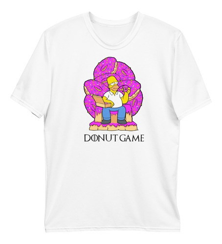 Playera Homero Simpson Juego De Donas. Donuts. Tronos.