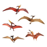 6x Pvc Simulación Pterosaurio Juguetes Para Niños