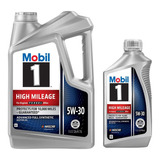 Aceite Sintetico Mobil 1 Alto Kilometraje 5w30 4.73l+ 946 Ml