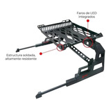 Roll Bar C/canastilla Hilux Revo 15-23 Faros Led Integrados