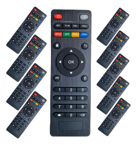 Kit 10 Controles Smart Tv Box Atacado Revenda Com Nf