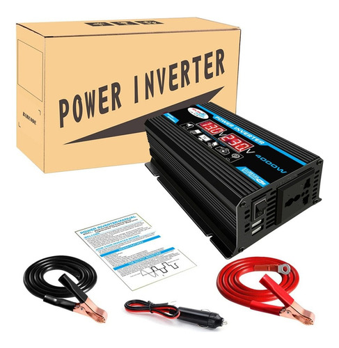 Z Inversor De Carro Digital Inteligente 12v-220v 4000w