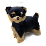 Juguete De Peluche Realista Yorkie Perro Cachorro Realista H