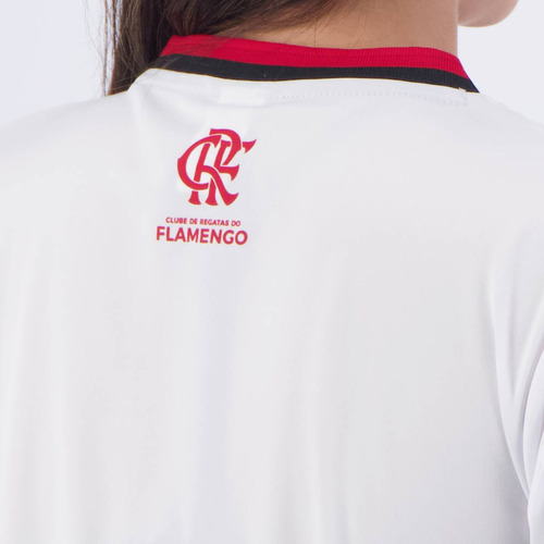 Camisa Flamengo Schoolers Feminina Branca