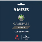 Xbox Game Pass Ultimate Assinatura 9 Meses Código -sem Vpn