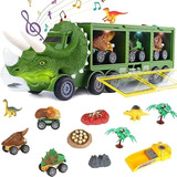 Camion De Juguete Dinosaurios Con Luces Y Sonido Para Niños