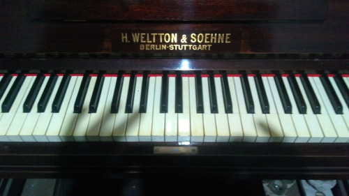 H Weltton & Soeme Berlín Stuttgart Piano Antiguo , Nuevo