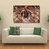 Quadro Decorativo Cavs Lebron James Tela Em Tecido