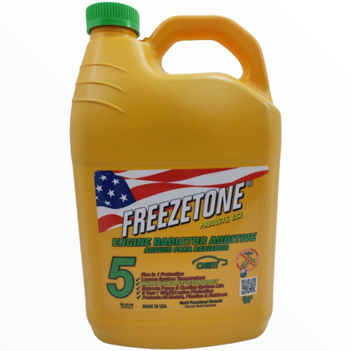 Liquido Refrigerante Freezetone 4lts Verde/rojo/amarillo