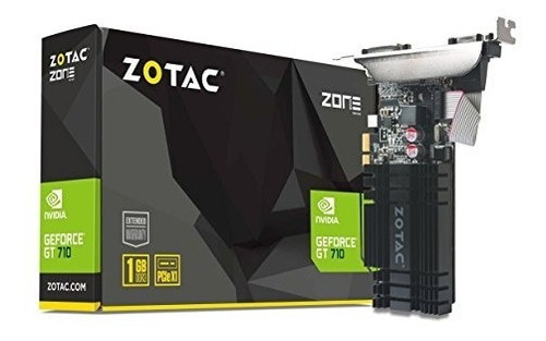 Zotac Geforce Gt 710 1gb Ddr3 Pcie X1, Dvi, Hdmi, Vga, De Ba