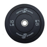 Disco Olímpico 10 Lbs En Caucho Sportfitness Macizo Premium