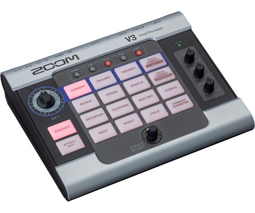 Procesador Vocal Zoom V3 - Efectos Vocoder Autotune - Envios