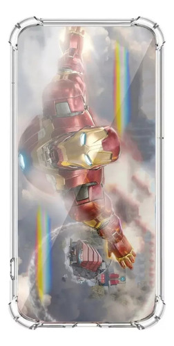 Carcasa Sticker Iron Man D3 Para Todos Los Modelos Huawei