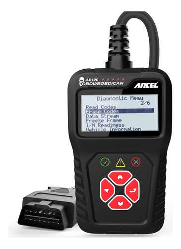 Ancel As100 Obdii Auto Scanner Check Engine Ferramenta De Di