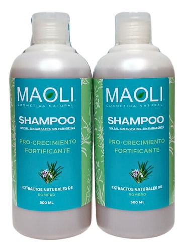 Pack 2 Shampoo Romero Crecimiento