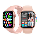 Smartwatch Hw12 Para Homens E Mulheres 40mm Tela Infinita Caixa Rosa