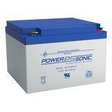  Ps-12260-f2 Batería 12v, 26ah,para Respaldo Power Sonic