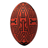 Balón Azteca Rugby Gilbert Fanático Rojo Con Negro Original