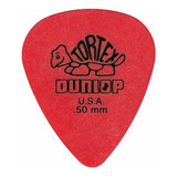 Palheta Dunlop Tortex Standard Usa 0,50mm Pacote Com 6 Cor Vermelho
