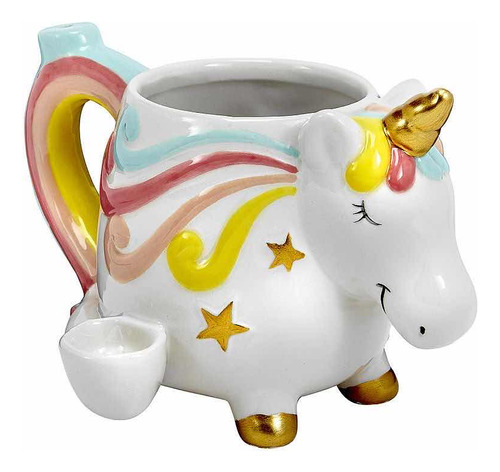 Taza Unicornio 420 Cerámica Bong