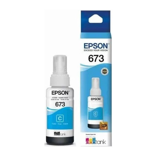 Botella Tinta Epson T673220 Cyan 673
