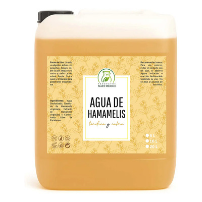 Agua De Hamamelis 10 Litros Todo Tipo De Piel Productos Mart Mexico | Meses sin interés