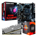 Kit Upgrade Gamer Ddr4 - Ryzen 7 1700 / Placa Mãe / 32g Ram