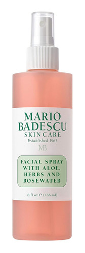 Spray Facial Con Hierbas De Aloe Y Agua De Rosas