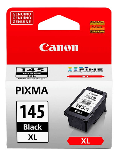 Cartucho De Tinta Para Impresora Canon Pg145xl 300p Negro