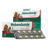 Mebendazole Para Cães Gatos Vetnil - 10 Comprimidos Avulsos