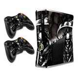 Skin De Diseño Para Xbox 360 Slim Y Dos Controladores - Reap