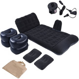 Inflatfun Inflatable Mattress, For Vehicles, Black, Inflator